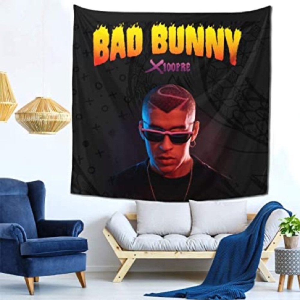 Bad Bunny Wall Tapestry